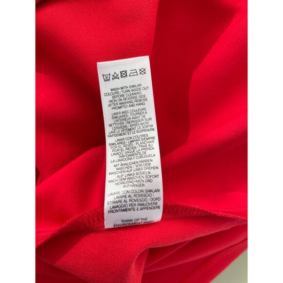 ASOS Shift Dress Size 12 Sleeveless V Neck Ruched Pencil Formal Career Party NEW - Picture 6 of 8